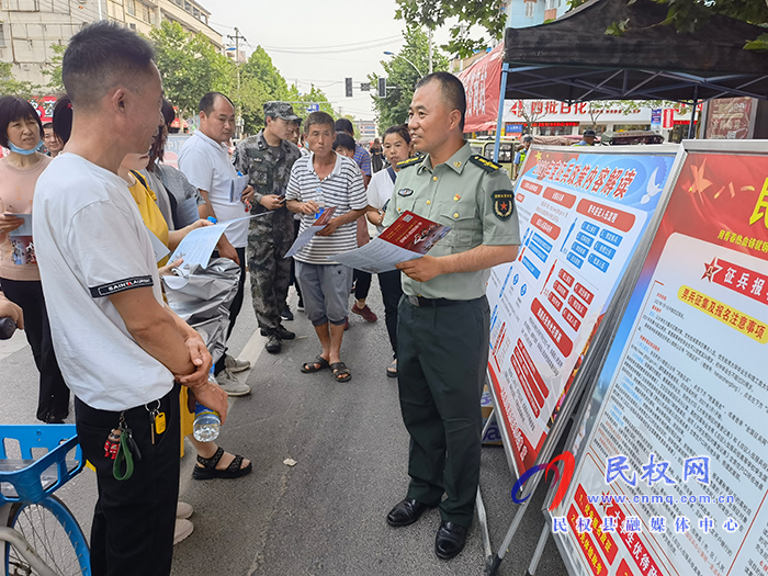 民权县人武部助力高考服务学生精准动员