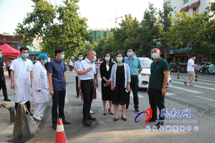 县领导王静娴调研疫情防控工作 县领导王静娴调研疫情防控工作