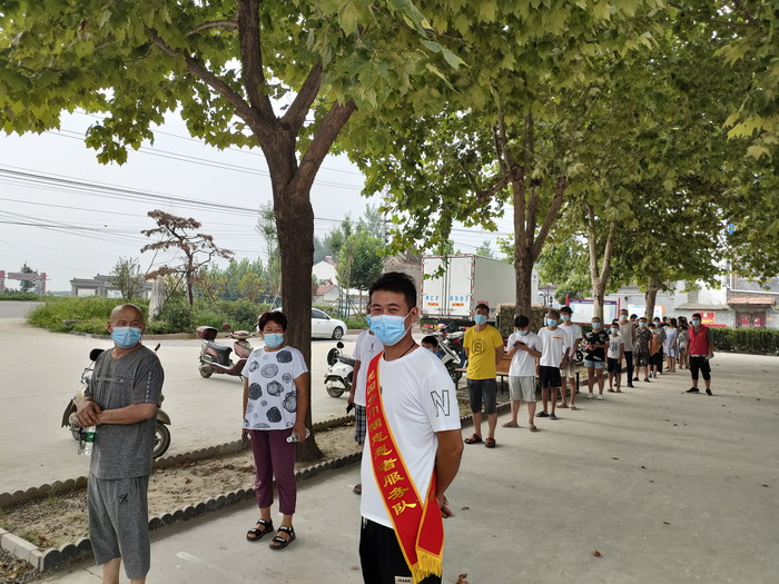 民权县花园乡:“志愿红”抗疫一线“有温度” 民权县花园乡:“志愿红”抗疫一线“有温度”