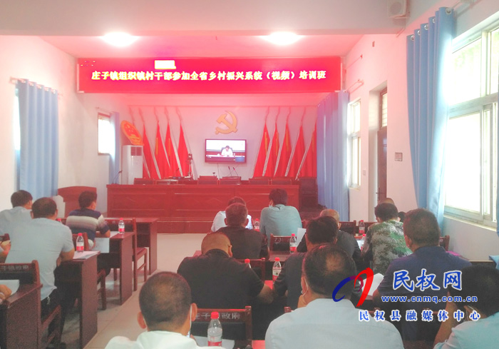 庄子镇:组织镇村干部参加省乡村振兴系统视频培训班 庄子镇:组织镇村干部参加省乡村振兴系统视频培训班