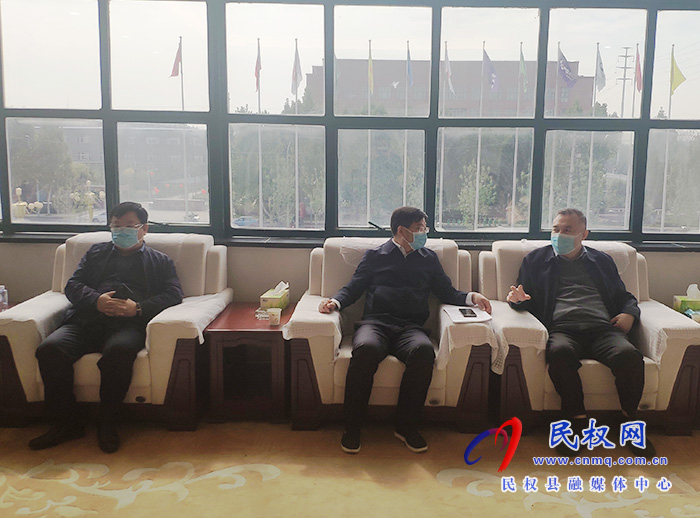 市市场监管局党组书记马索义到我县开展万人助万企活动