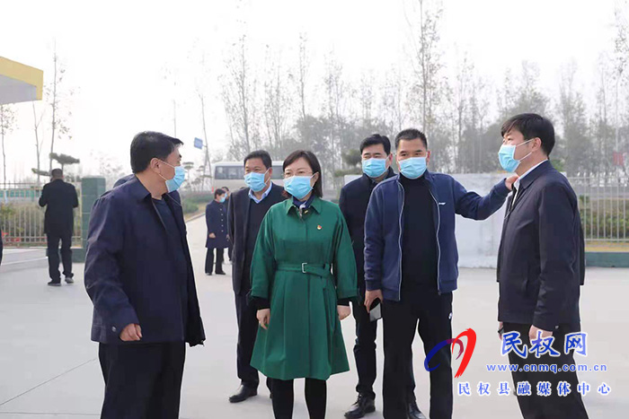 县委副书记、县长王静娴察看人居环境整治暨高标准农田建设工作