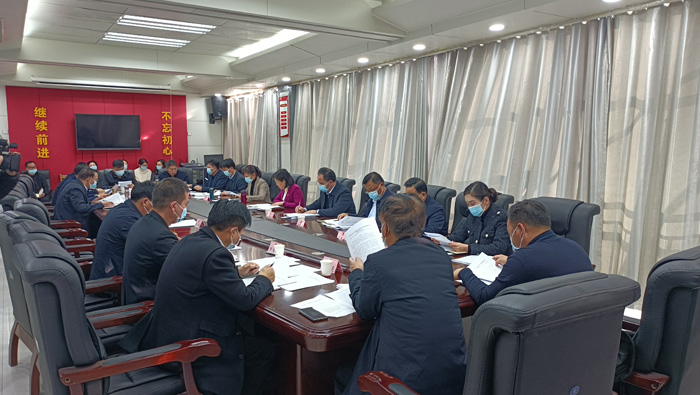县长、县政府党组书记王静娴主持召开民权县人民政府党组（扩大）会议