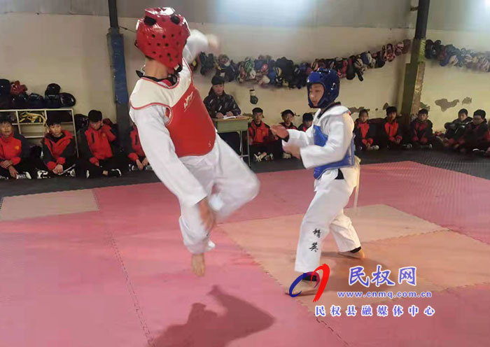 民权县武术协会举行市六运会跆拳道项目选拔赛