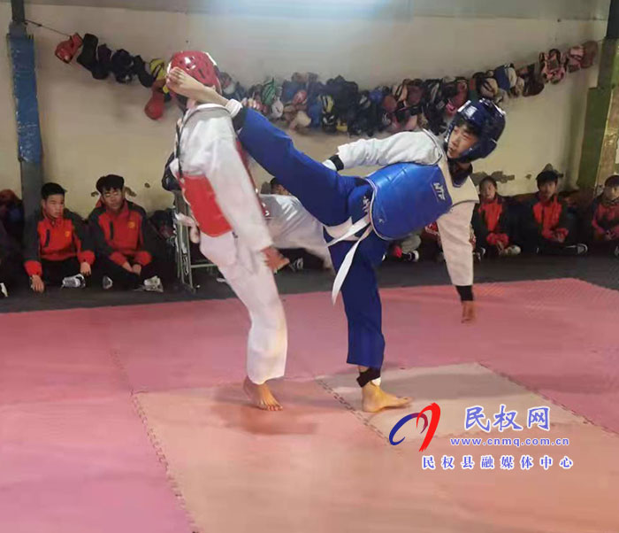 民权县武术协会举行市六运会跆拳道项目选拔赛