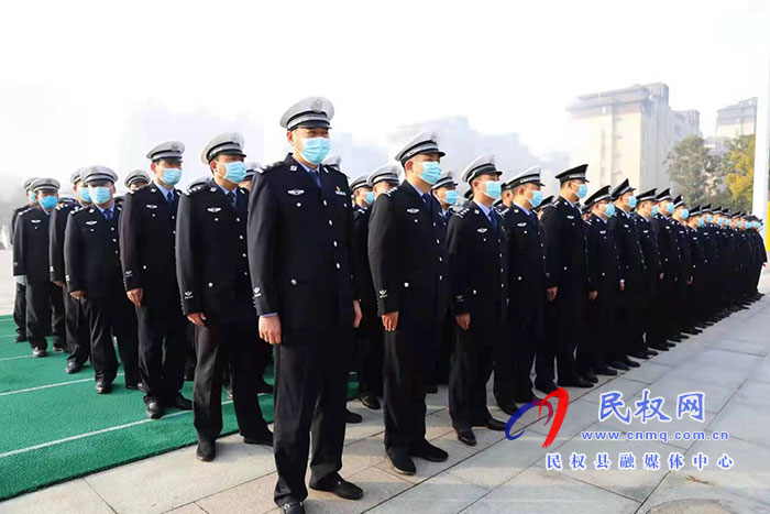 民权县“平安守护”专项行动暨社会面巡逻防控启动