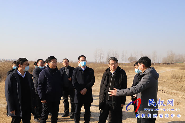 副市长潘峰莅民调研重点水利工程项目建设工作
