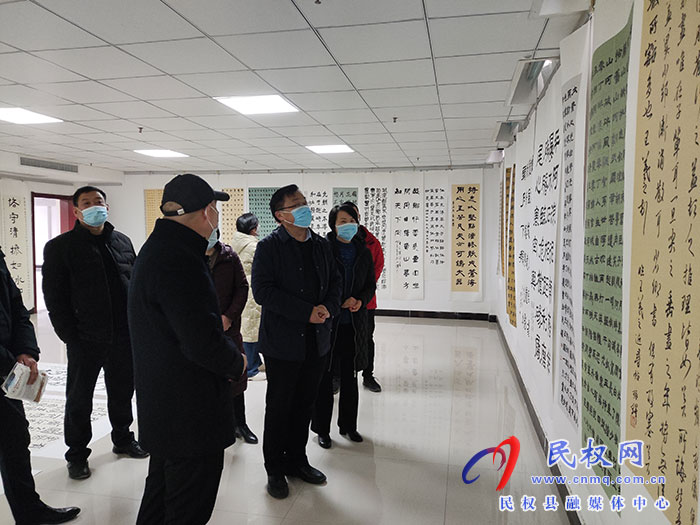 县文联举办“学党史 感党恩 跟党走”迎新年书法临帖展