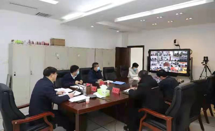 县委书记张团结视频调度春节期间值班值守工作