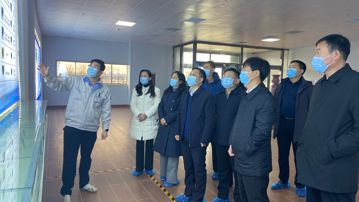 省人力资源社会保障厅二级巡视员孙银正一行就“民权博士团”工作成效和做法到民调研