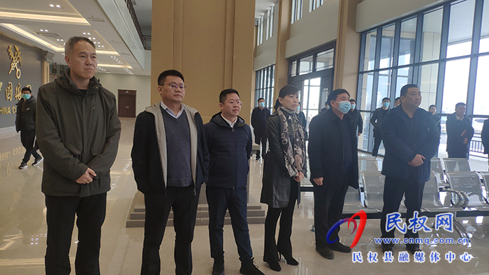 郑州新丝路国际港务投资有限公司董事长刘杰一行到民考察