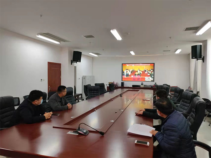 县畜牧发展服务中心收听收看2022年全国农资打假专项整治行动视频会议