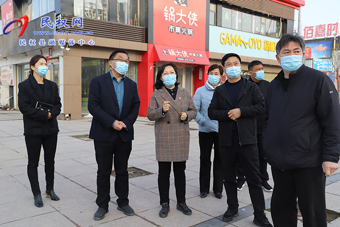 县委副书记、县长王静娴早餐会查看城区文明城创建和市政基础设施建设情况