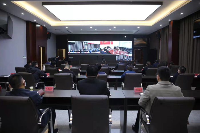 全县疫情防控视频调度会召开