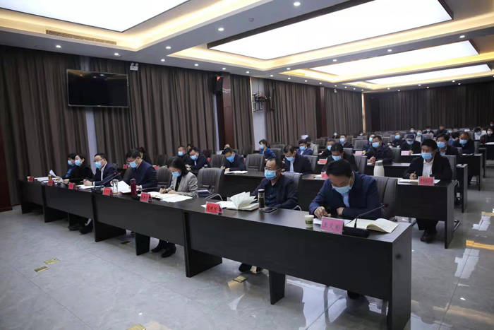 全县疫情防控视频调度会召开
