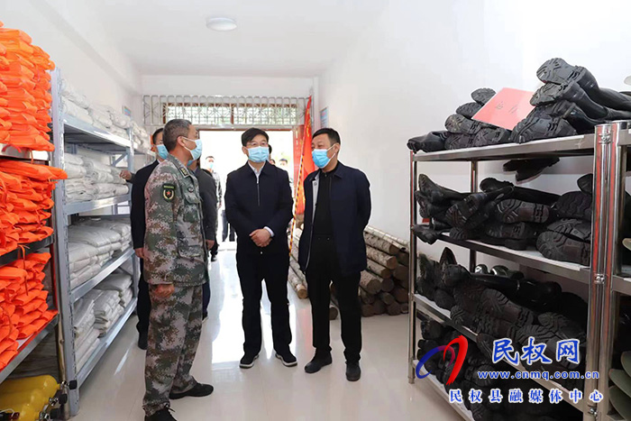 省防汛督察组莅民调研防汛备汛工作