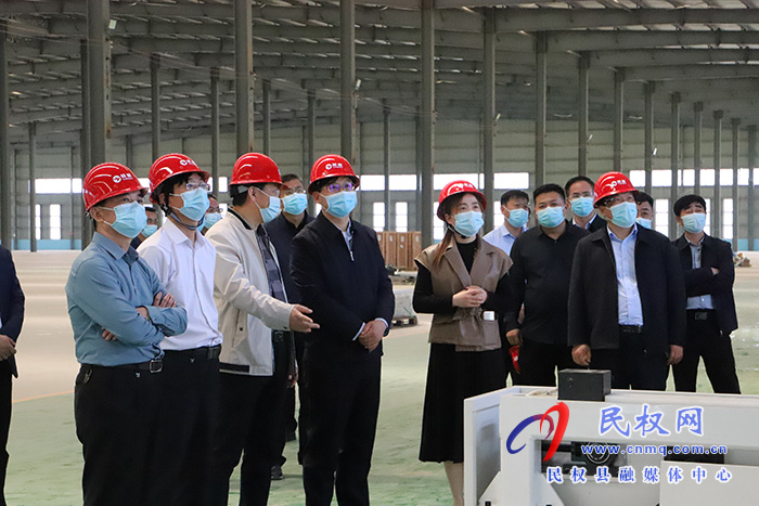 县委书记张团结调研工业重点项目建设情况