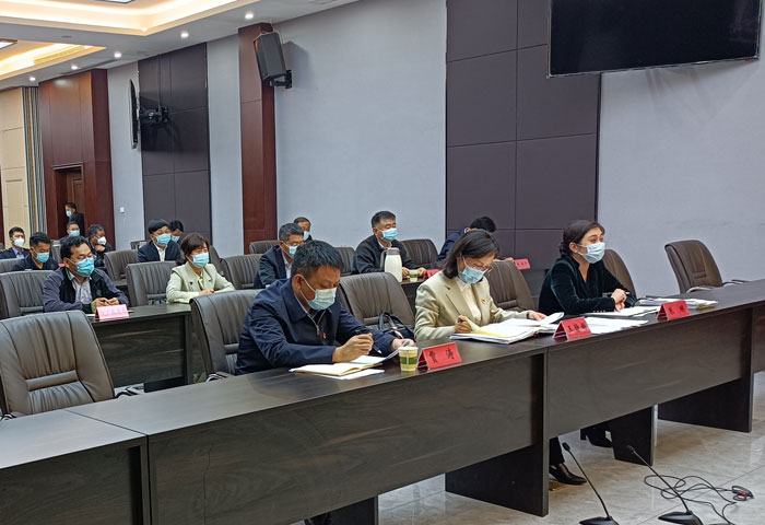 我县组织收听收看全国新冠肺炎疫情防控工作电视电话会