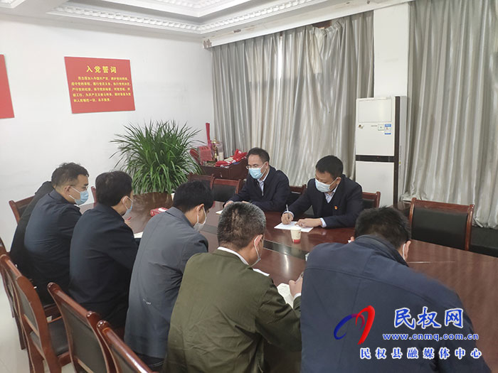 县领导王景义、贾涛到北关镇督导疫情防控工作