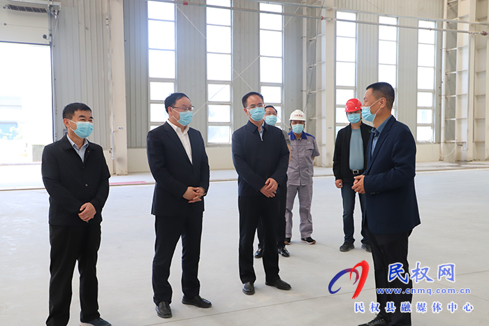 县委副书记栗团结带队调研重点项目建设和重点企业运行工作