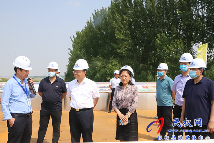 河南交通投资集团有限公司总工程师关键到民调研阳新高速民权段建设工作