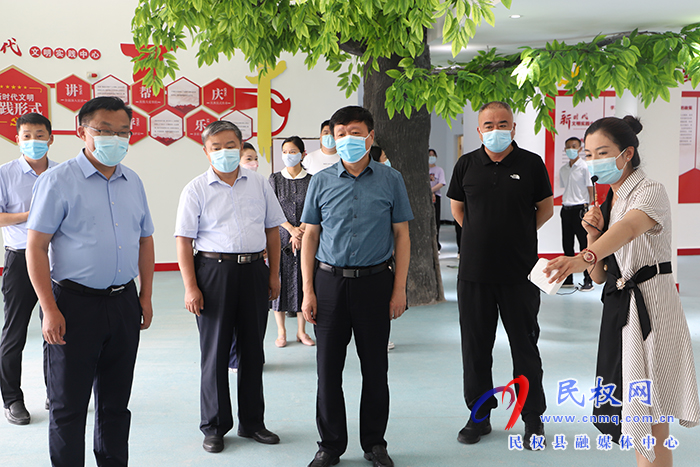 市评估指导组到我县评估新时代文明实践中心建设工作