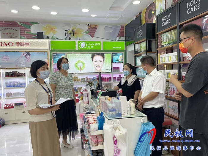 民权县市场监管局大力推广“场所码”