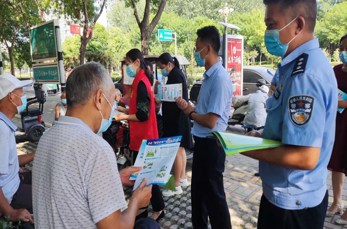 民权县“扫黄打非”办公室积极开展网络安全宣传周集中宣传活动