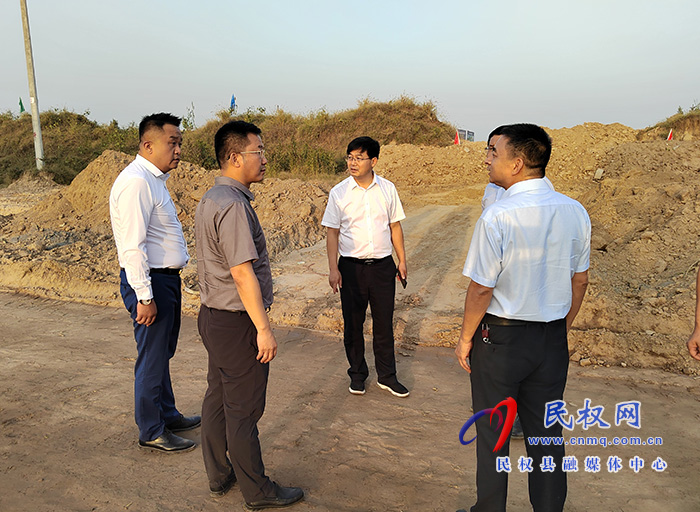 县委书记张团结到金艺科技产业园查看项目进展情况