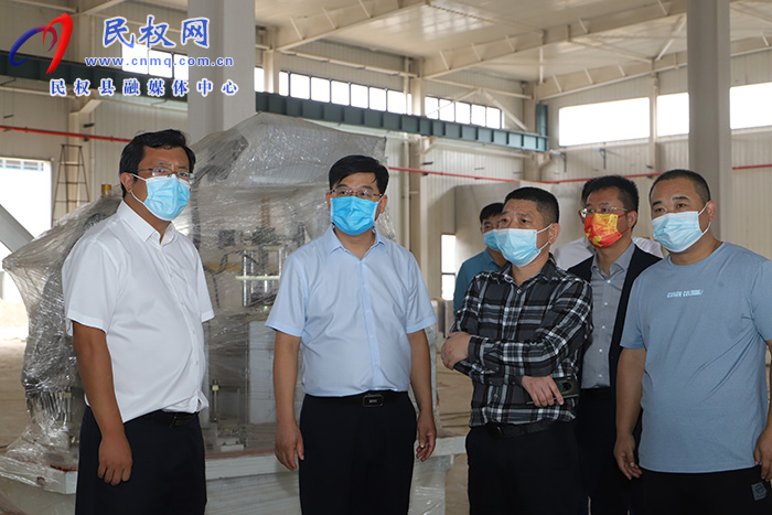 县委书记张团结调研重点项目建设进展情况
