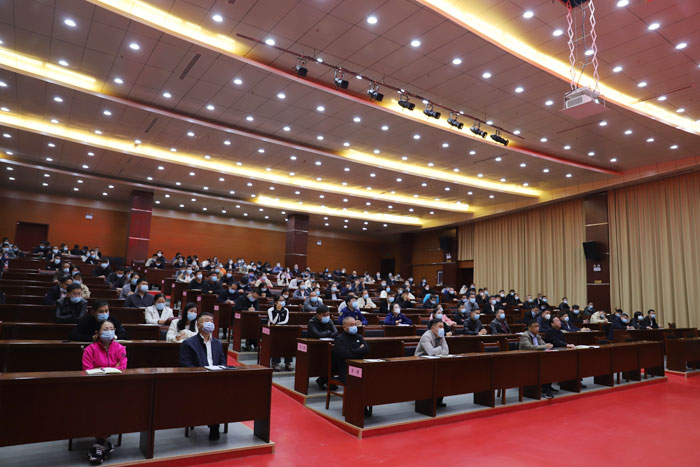 我县召开2022年创城网上资料申报培训会