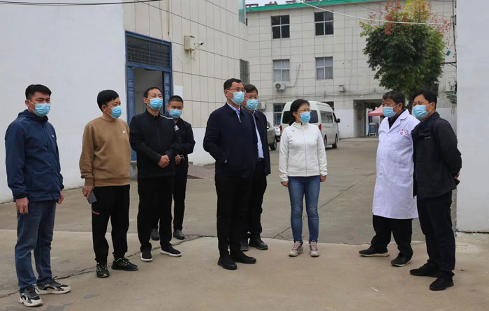 县委副书记、县长王静娴查看疫情防控工作