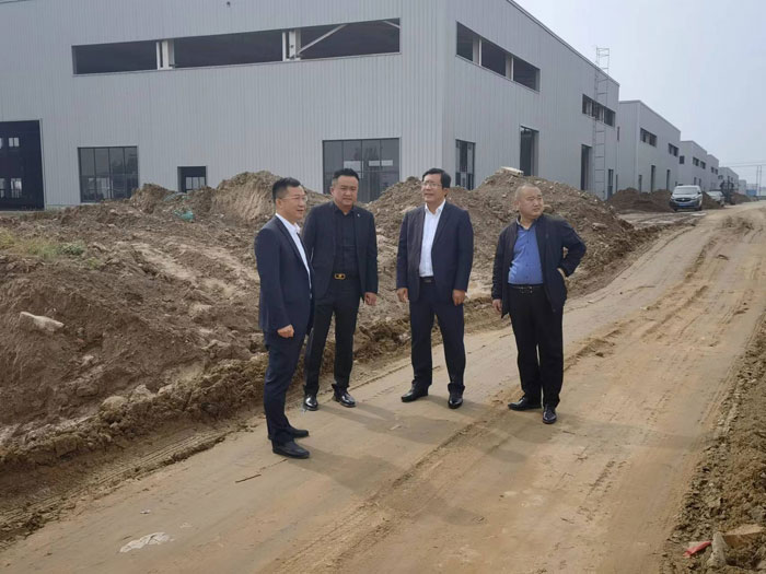 县领导李君调研督导金艺科技产业园项目建设情况