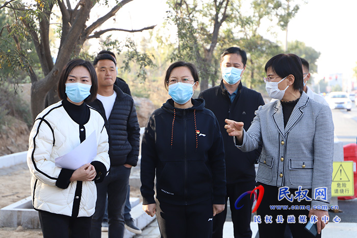 县委副书记、县长王静娴早餐会查看重点项目建设