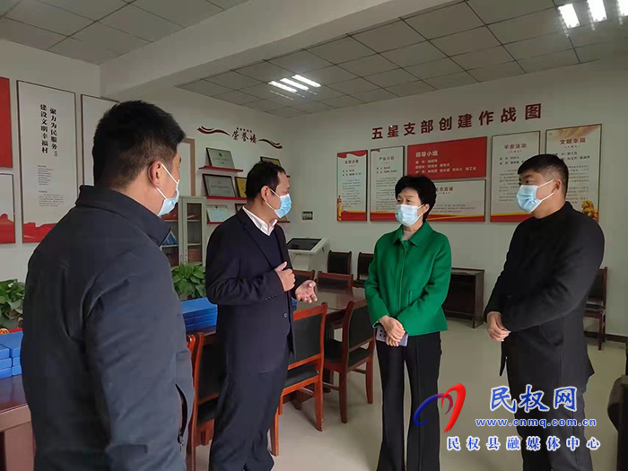 县人大常委会主任周燕到白云寺镇调研疫情防控、安全稳定、脱贫攻坚等工作