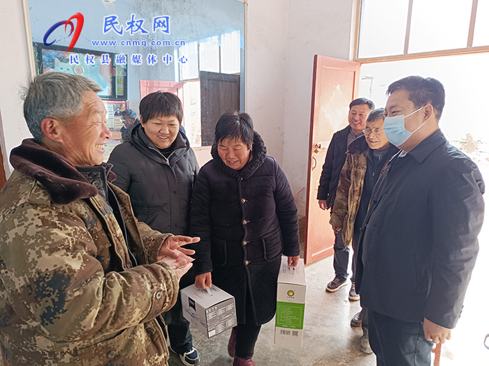县高新区管委会副主任李吉安到王庄寨镇开展春节走访慰问活动