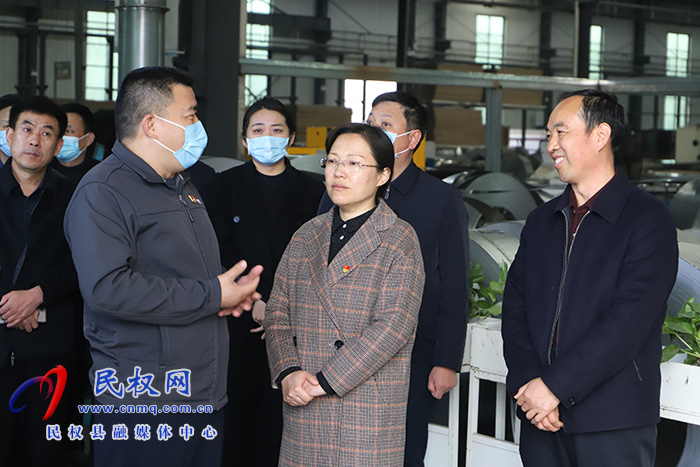 县委副书记、县长王静娴调研上市后备企业发展情况