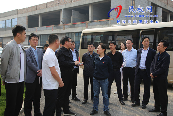 县委副书记、县长王静娴调研招商、城建项目建设进展情况