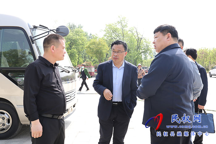 县领导毕道喜调研中国·民权第七届槐花文化系列活动线路和场地等工作