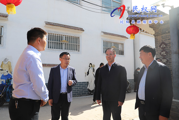  县委常委、常务副县长王景义到2023中国·民权第七届槐花文化系列活动分会场察看美食节进展情况