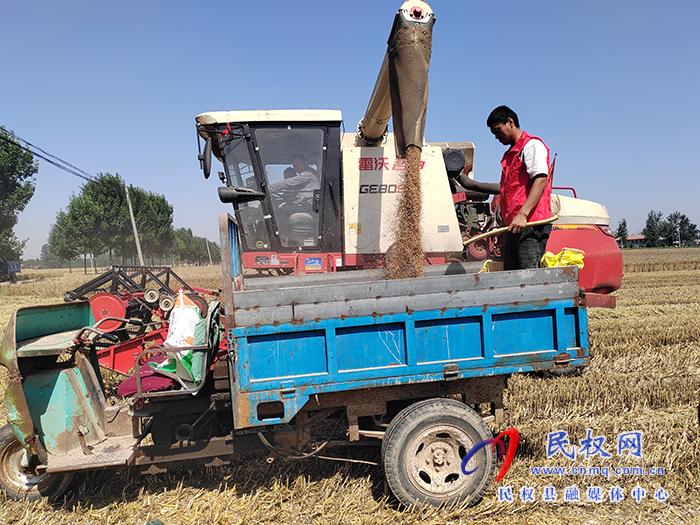 褚庙乡：“志愿红”帮助群众抢收抢种