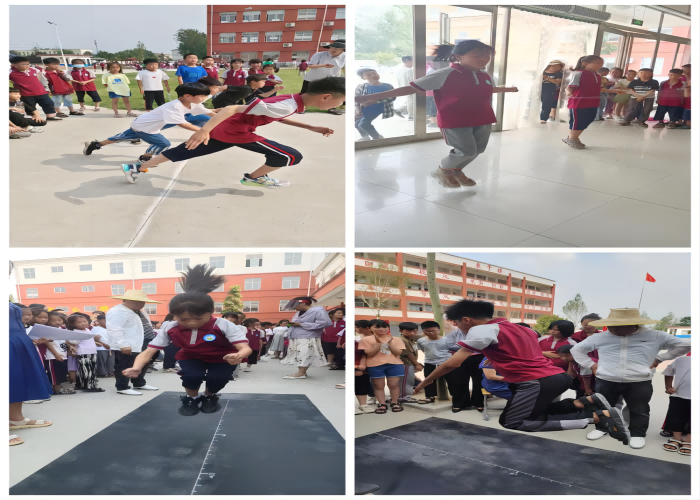 双塔镇中心小学举行春季运动会