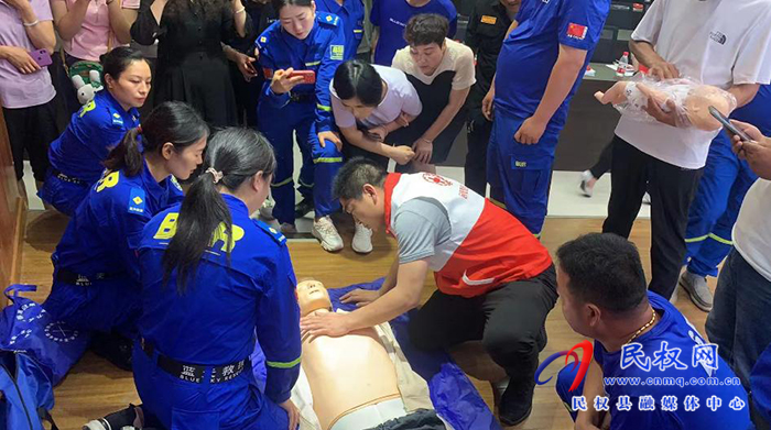 民权县红十字会开展应急救护员培训