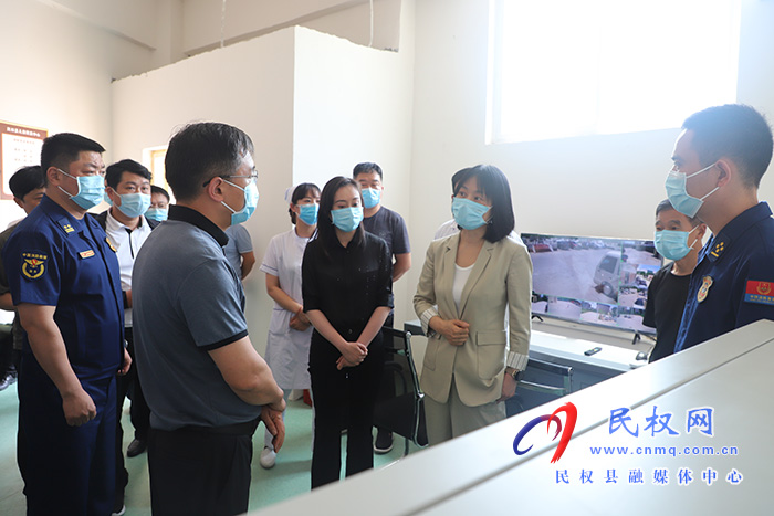 副市长王爱林到民检查卫生健康系统安全生产工作