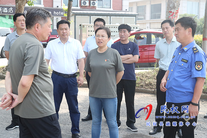 县委布告王静娴调研市政名目建设情景