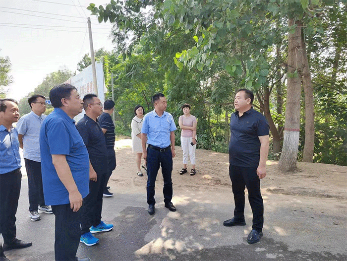 市公路事业发展中心党委书记主任马登峰到我县督导普通公路迎“国评”工作