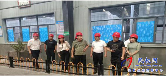 商丘住建局对民权县关于2023年度“双随机一公开”建筑节能 绿色建筑 装配式建筑情况进行调研  