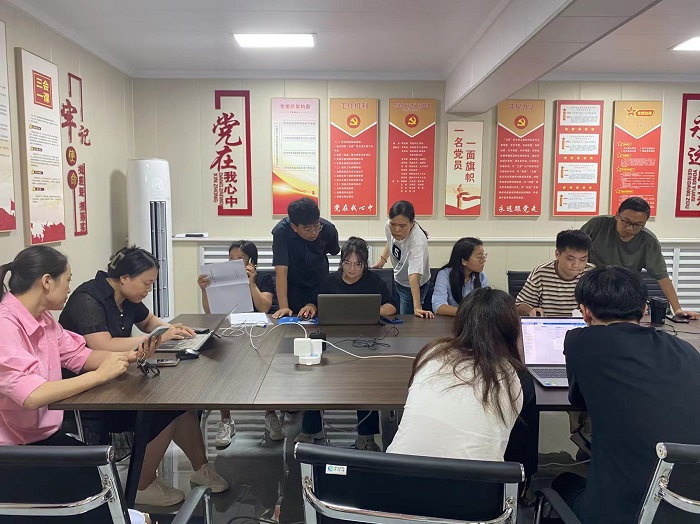 县财政局组织开展2023年度1至7月份绩效监控现场审核工作