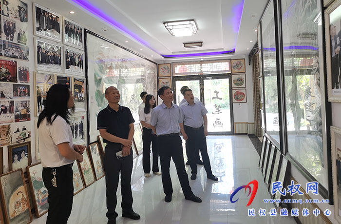 省台办宣传处处长刘隽到民调研