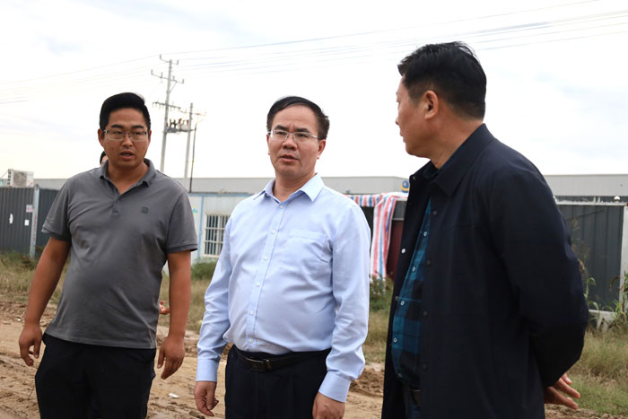 县委副书记、代县长王景义调研重点项目建设情况